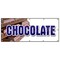 Signmission CHOCOLATE BANNER SIGN milk dark semi sweet homemade candy belgium sale B-120 Chocolate - alternate 1